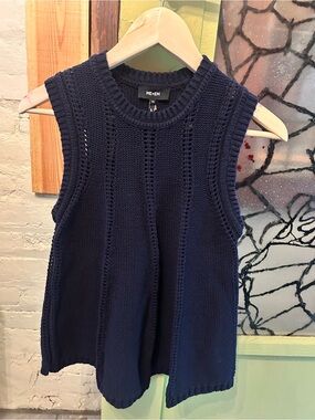 ME+EM Swing Knit Sweater Vest